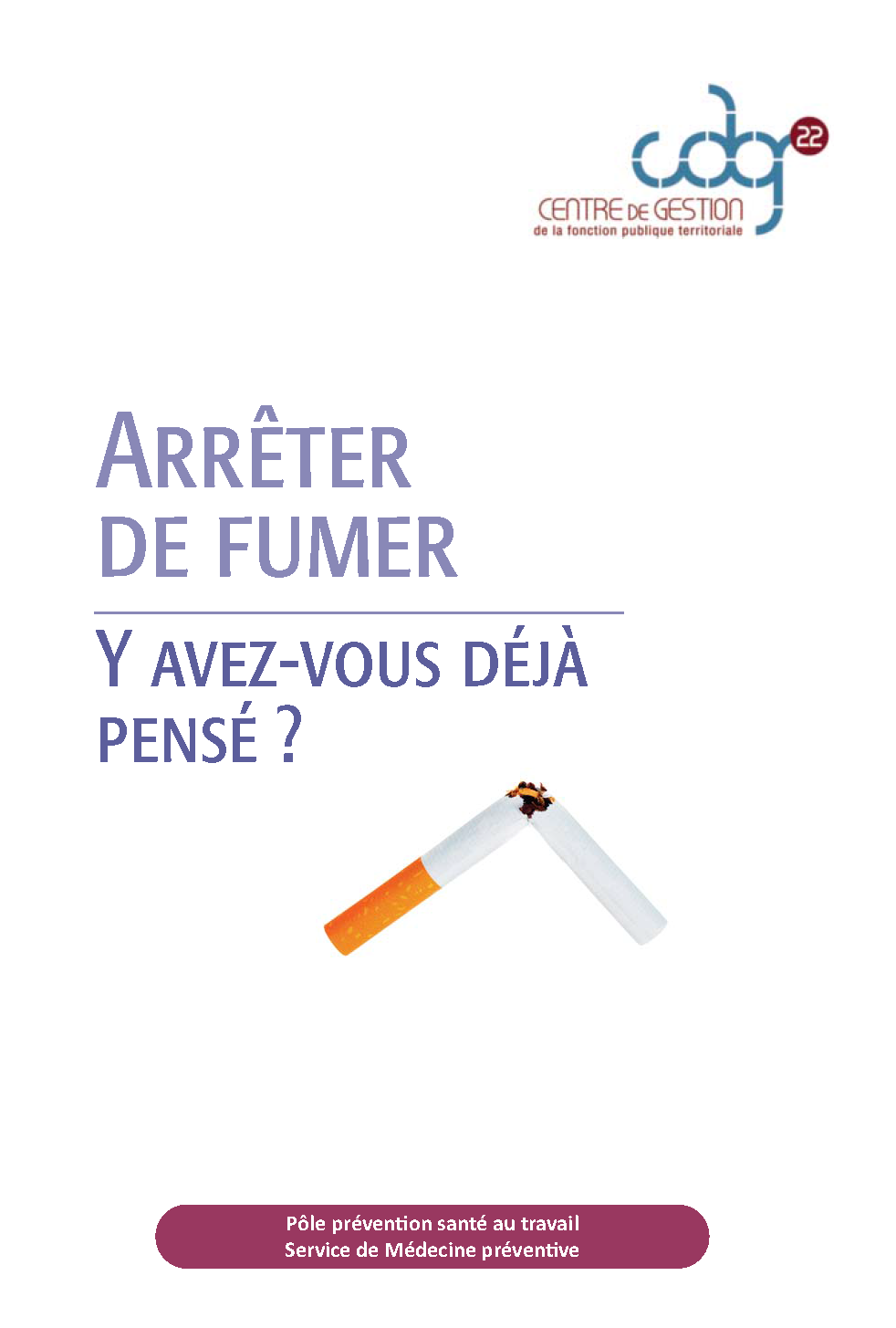 Plaquette CDG 22 Tabac 2018
