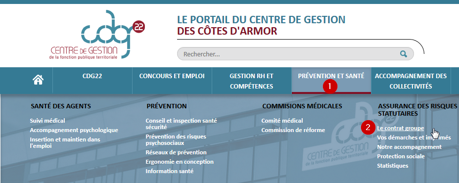 Le contrat groupe - situation 1