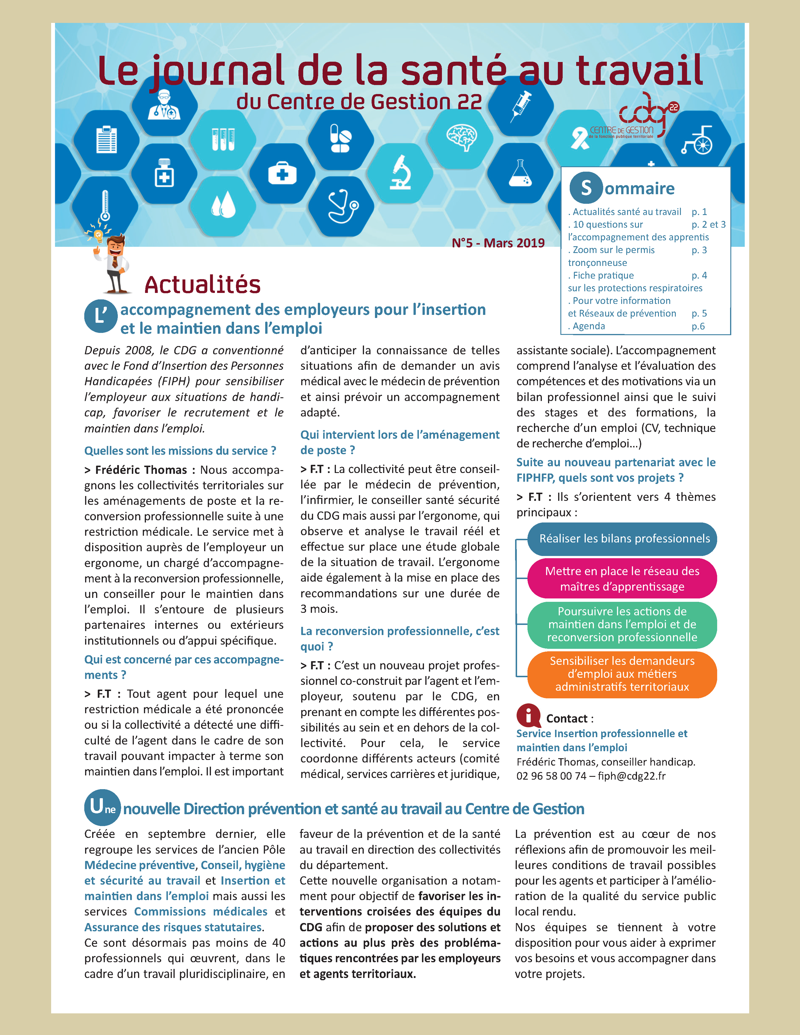 Journal Sante CDG22 Mars19
