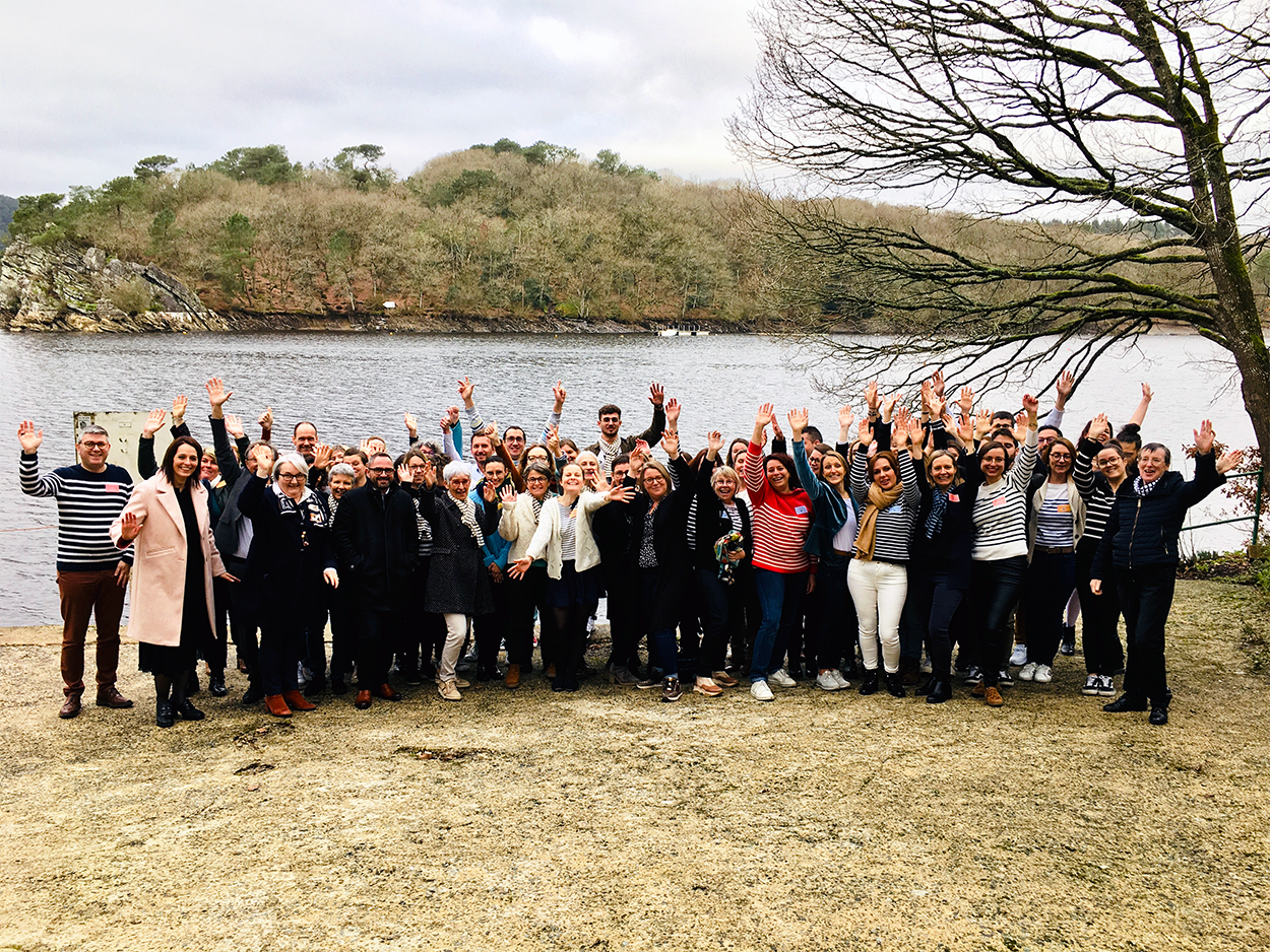 Den photo de groupe guerlédan 2023