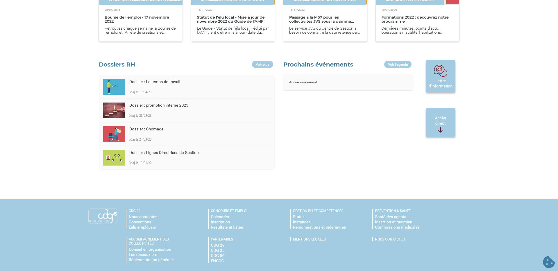 refonte site web - dossiers rh