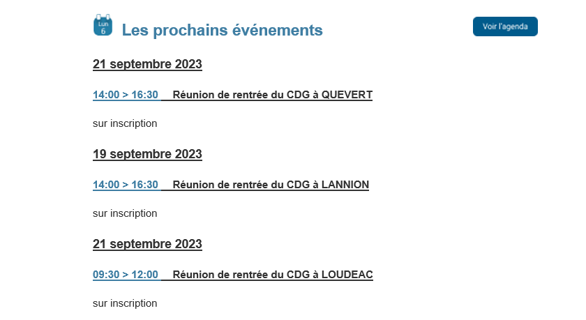 nelle newsletter agenda