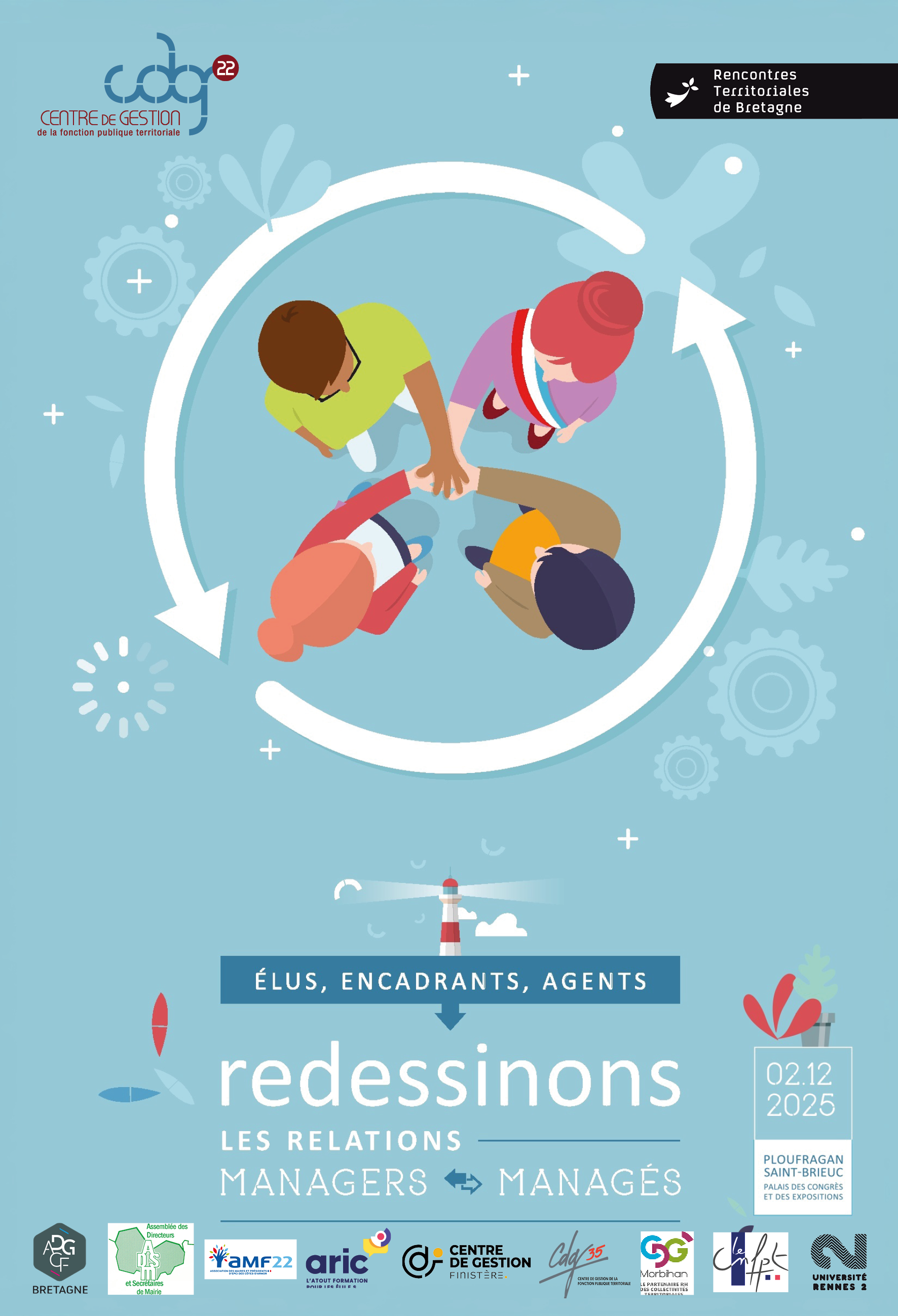Programme Les Territoriales de Bretagne 2025 recto