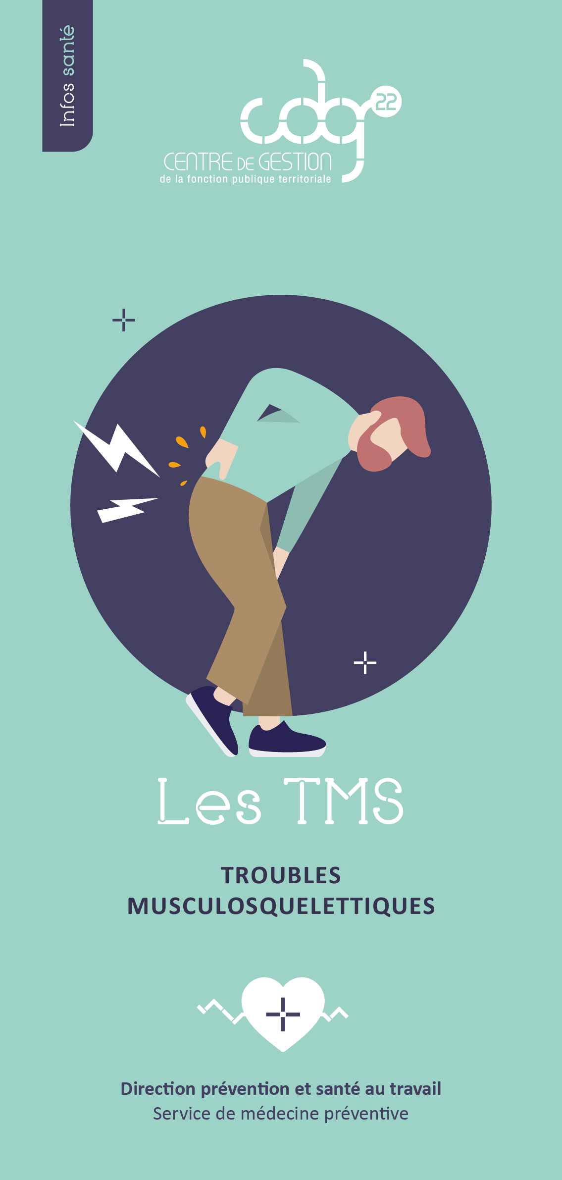 Visuel plaquette info santé CDG22 TMS