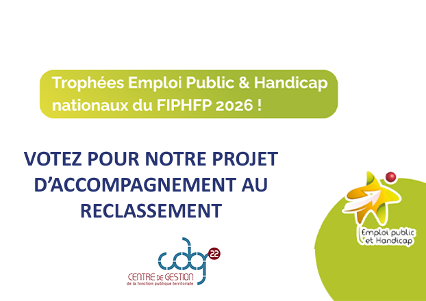 Trophées Emploi public & Handicap : votez pour le projet du CDG !